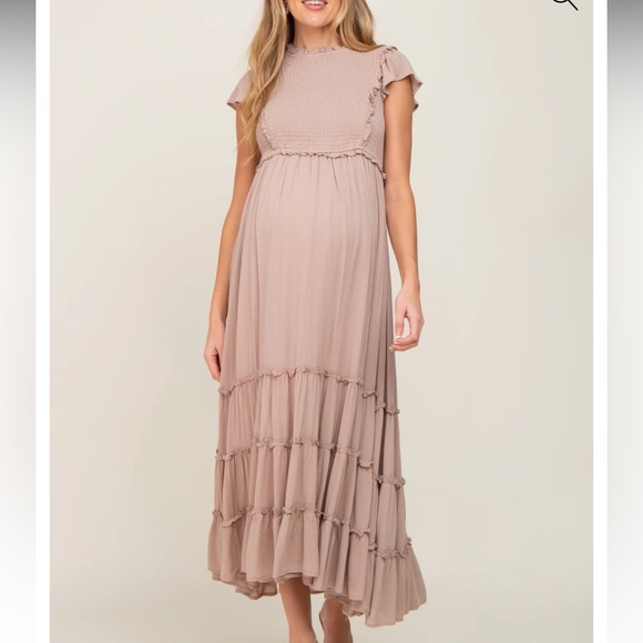 Maxi blush dress - Picture 4 of 5